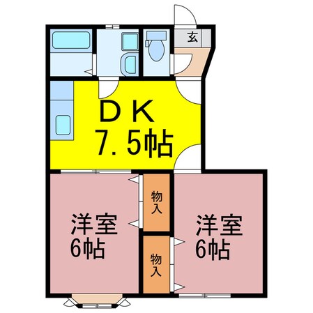 ソレイユルヴァンⅡの物件間取画像